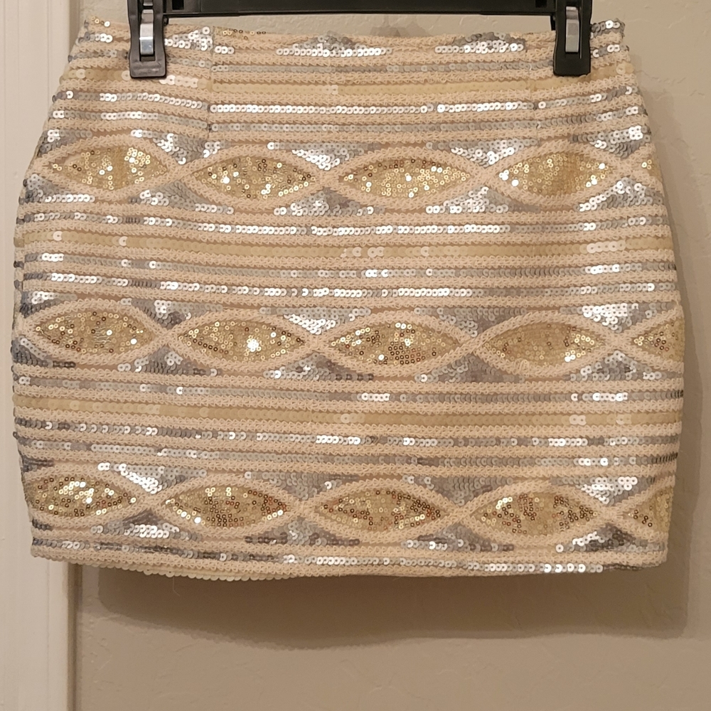 Sequin skirt